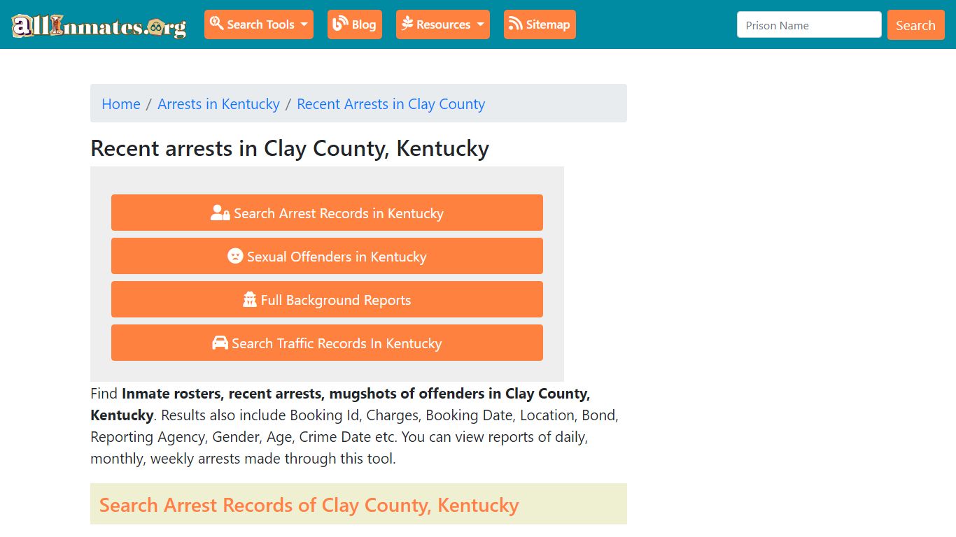 Recent arrests in Clay County, Kentucky | Mugshots, Rosters, Inmates ...